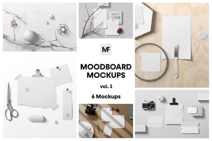 Moodboard Scenes Mockups vol.1