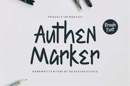 Authen Marker Font