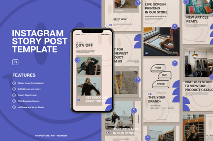 Mindsmile – Instagram Story Post Template