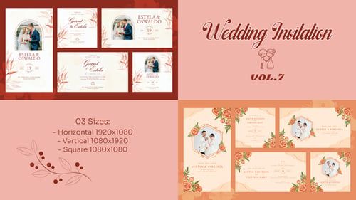 Wedding Invitation Vol.7