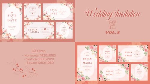 Wedding Invitation Vol.8