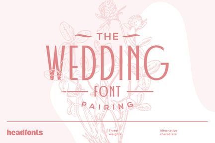 Wedding Font Pairing