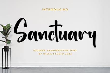 Sanctuary – Bold Script