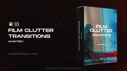 Film Clutter Transitions for Final Cut Pro X