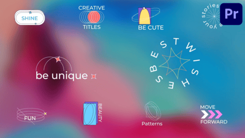 Creative Titles for Premiere Pro