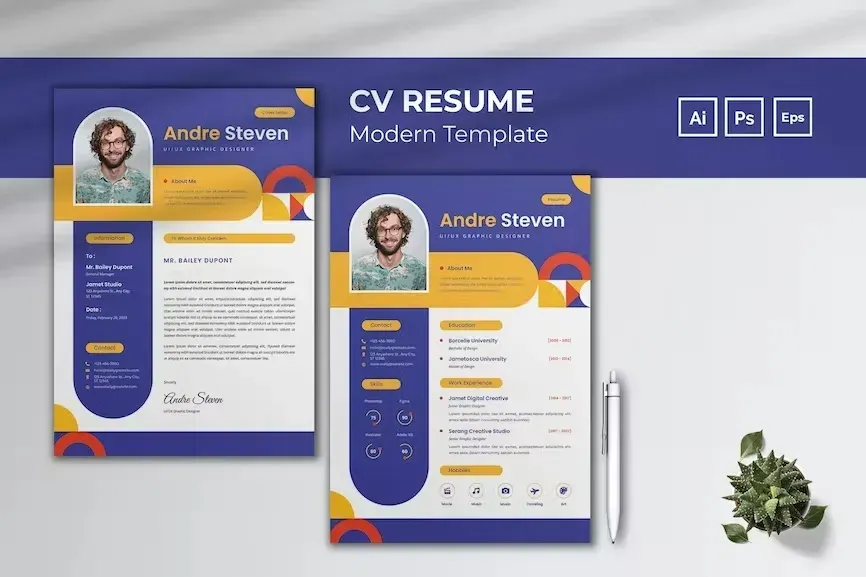 Creative Graphic Designer CV Resume