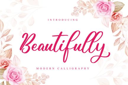 Beautifully – Wedding Font