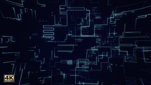 Abstract Circuit Board