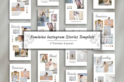 Feminine Instagram Story Template