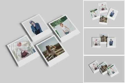 Polaroid Photo Mockup