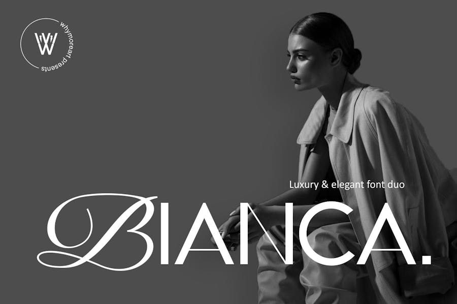 Bianca | Sans Script Font Duo