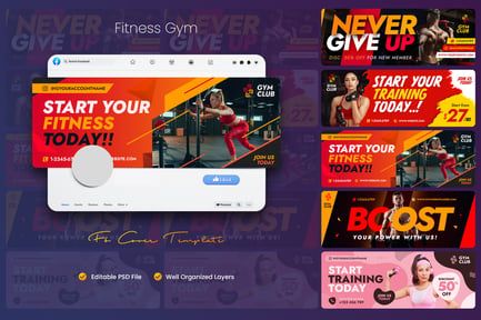 Gym Fitness Fb Cover