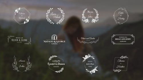 Wedding Titles Pack / MOGRT