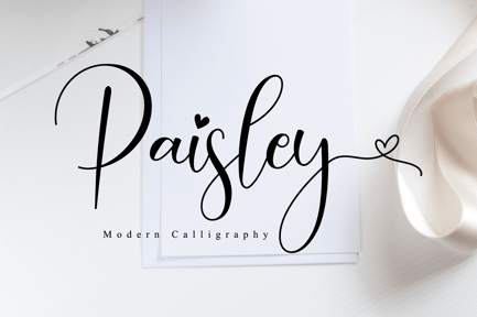 Paisley – Wedding Font