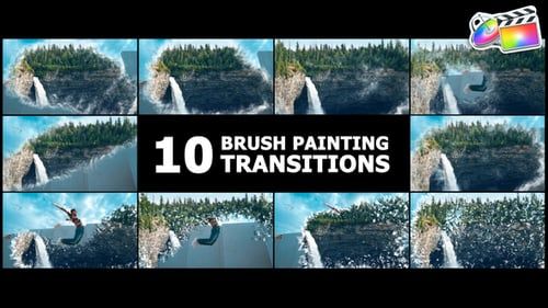 Brush Painting Transitions for FCPX