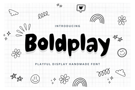 Boldplay – Playful Display Handmade Font