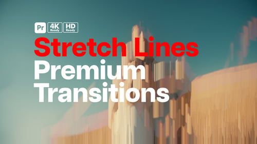 Premium Transitions Stretch Lines for Premiere Pro