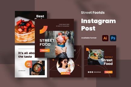 Street Foods Instagram Post