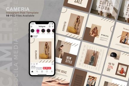 Cameria – Instagram Post Template