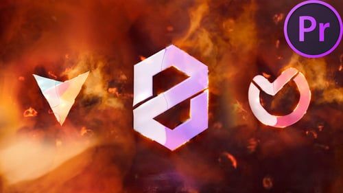 Fire Storm Logo for Premiere Pro