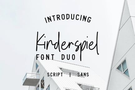 Kinderspiel – Font Duo