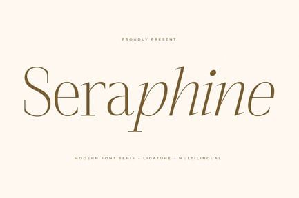 Seraphine Modern Serif Font