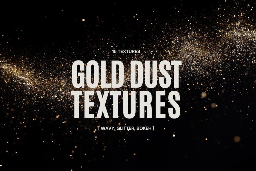 15 Festive Gold Dust Backgrounds