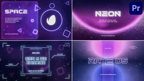 Space Typography for Premiere Pro