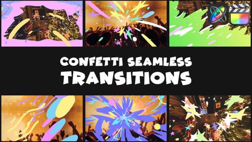 Confetti Seamless Transitions | FCPX