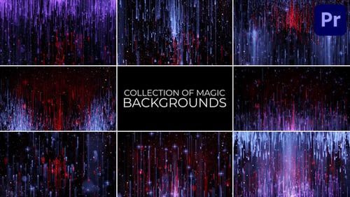 Collection of Magic Backgrounds for Premiere Pro