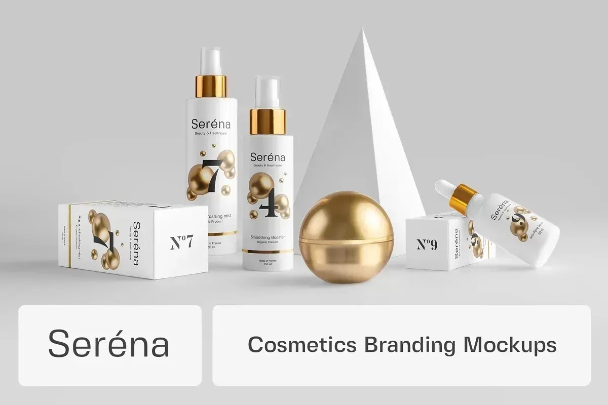 Serena – Cosmetics Branding Mockups