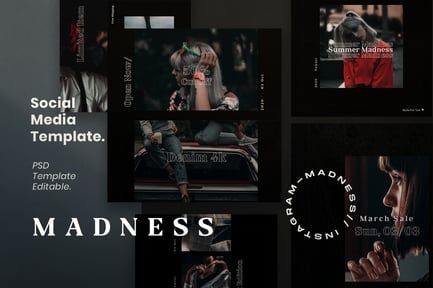 Madness – Instagram Social Media + Stories