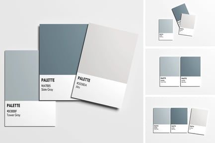 Pantone Card Mockups