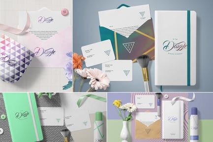 Premium Stationery Mockup Scenes