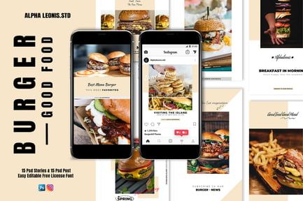 Instagram Templates – Food Branding Stories & Post