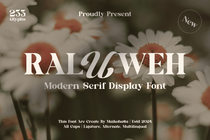 Raluweh – Modern Serif Display