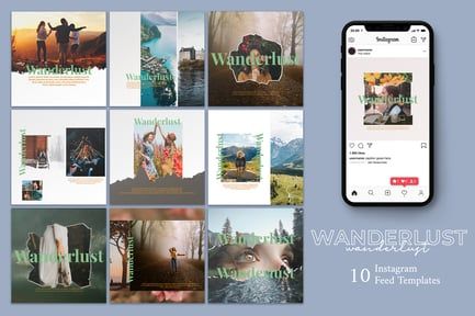 Wanderlust – Instagram Post Template