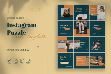 Instagram Puzzle – Vintage Season