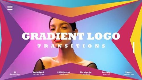 Gradient Logo Transitions