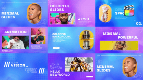 Colorful Animation Typography  FCPX