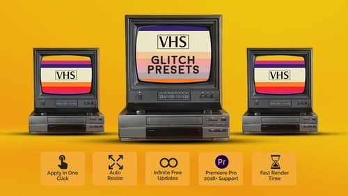 VHS Glitch Presets