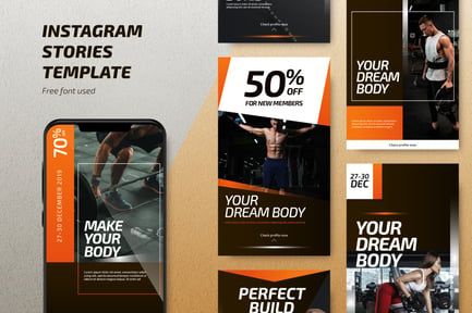 AWR Sport Instagram Stories Template 1