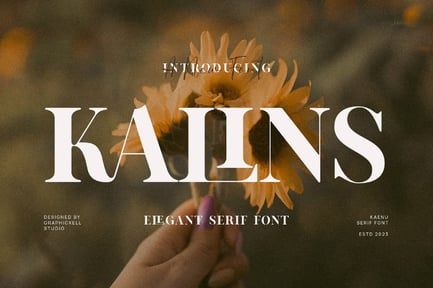 Kalins Elegant Serif Font Typeface