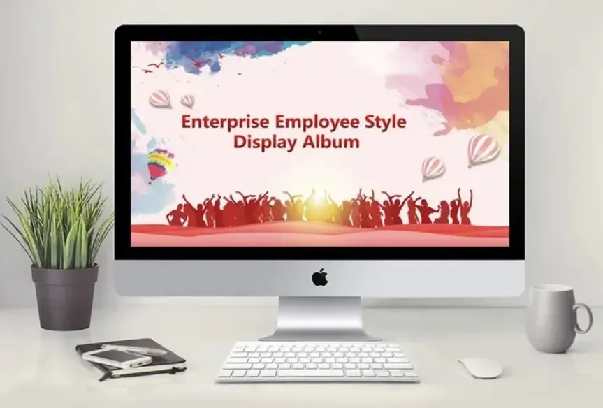 Thank You For Having Employees Show PPT Template