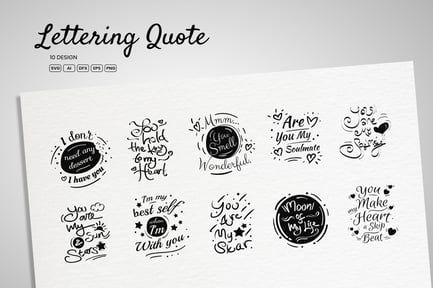 Lettering Quote