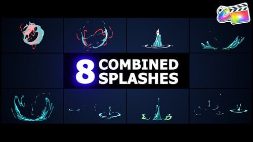 Combined Splashes for FCPX