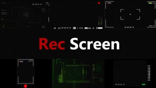 Video Camera Recording Screen Pack