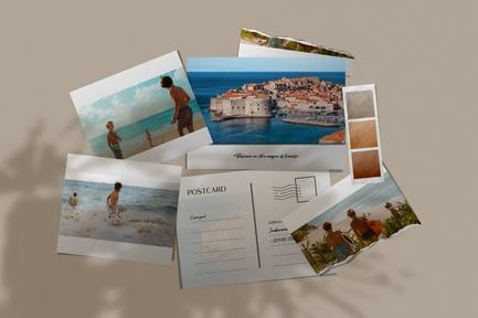 Postcard Mockup Template