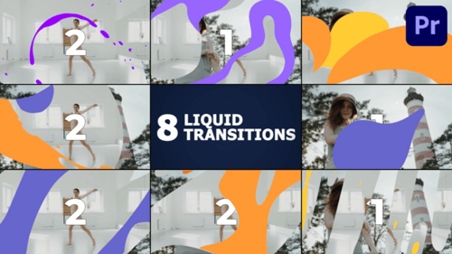 Liquid Transitions | Premiere Pro MOGRT