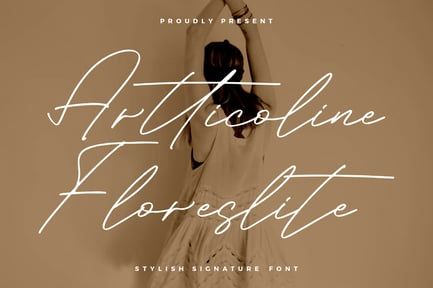 Artticoline Floreslite Stylish Signature Font